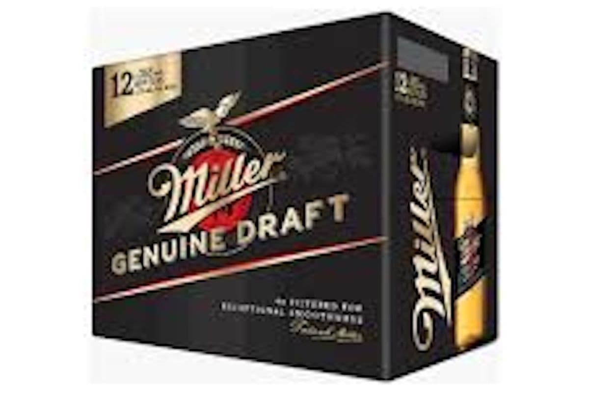 Miller Genuine Draft (12 Bottles) (12 x 355)