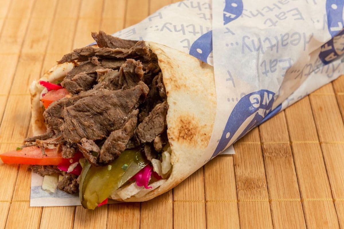 Beef Shawarma Wrap