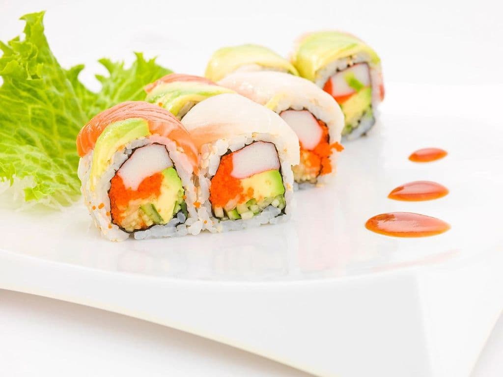 61.Rainbow Roll(6pcs)