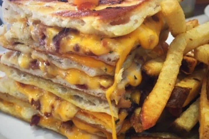 Naan Grilled Cheese Sandwich
