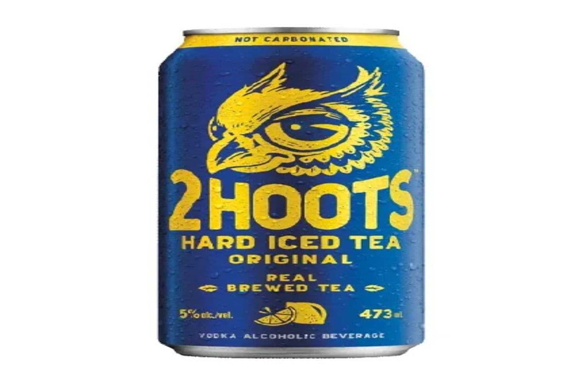 2 HOOTS - HARD ICED TEA ORIGINAL TALL CAN 473ML (1 x 473ML)