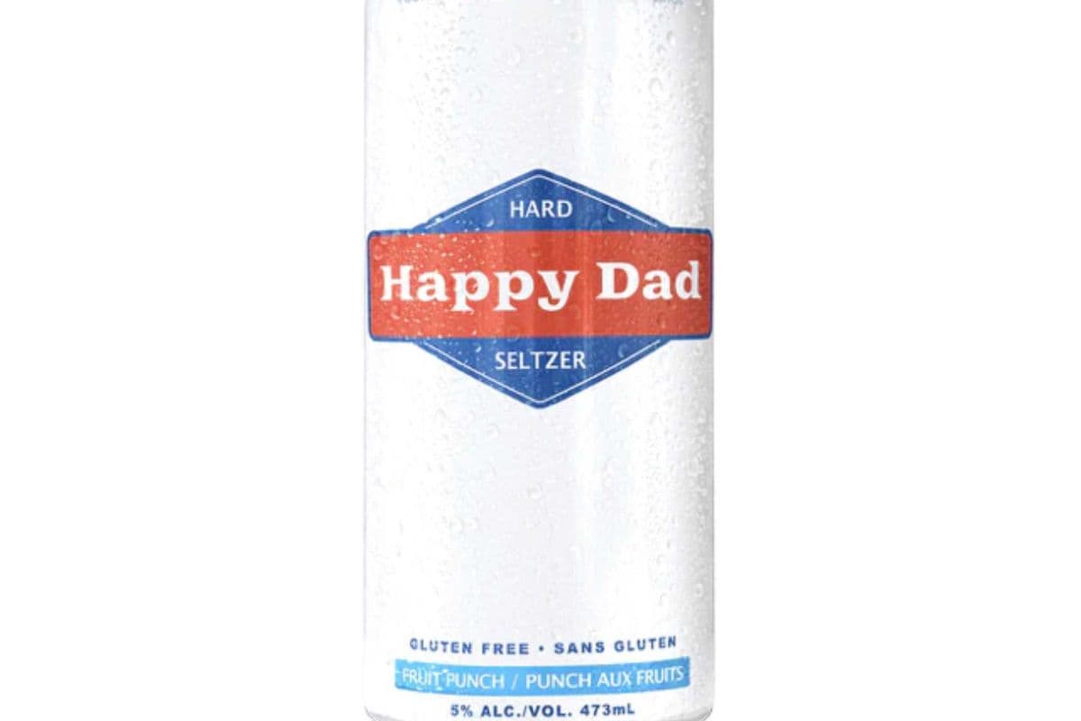 HAPPY DAD HARD SELTZER FRUIT PUNCH (473ML) (1 x 473ML CAN)