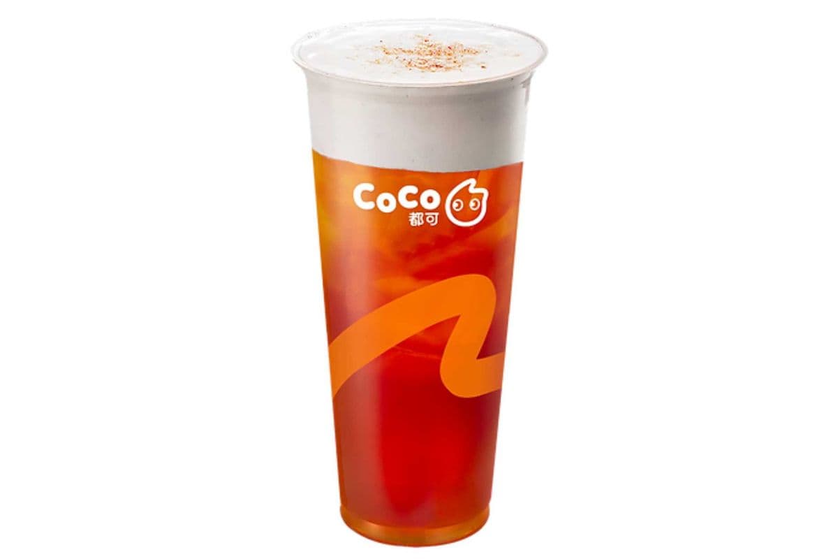 Black Tea Macchiato