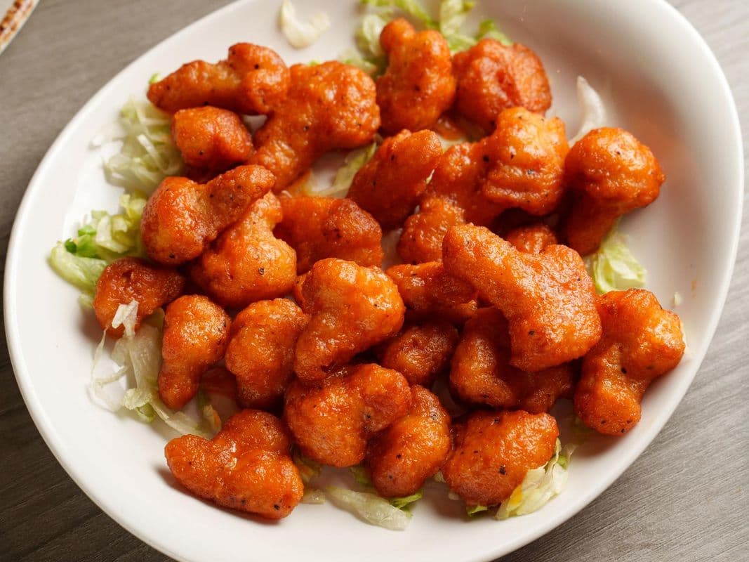 Deep Fried Buffalo Cauliflower