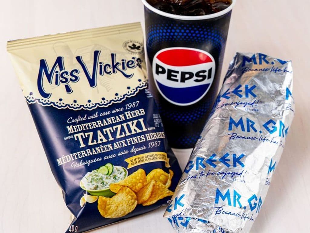 Chicken Greek Wrap Combo