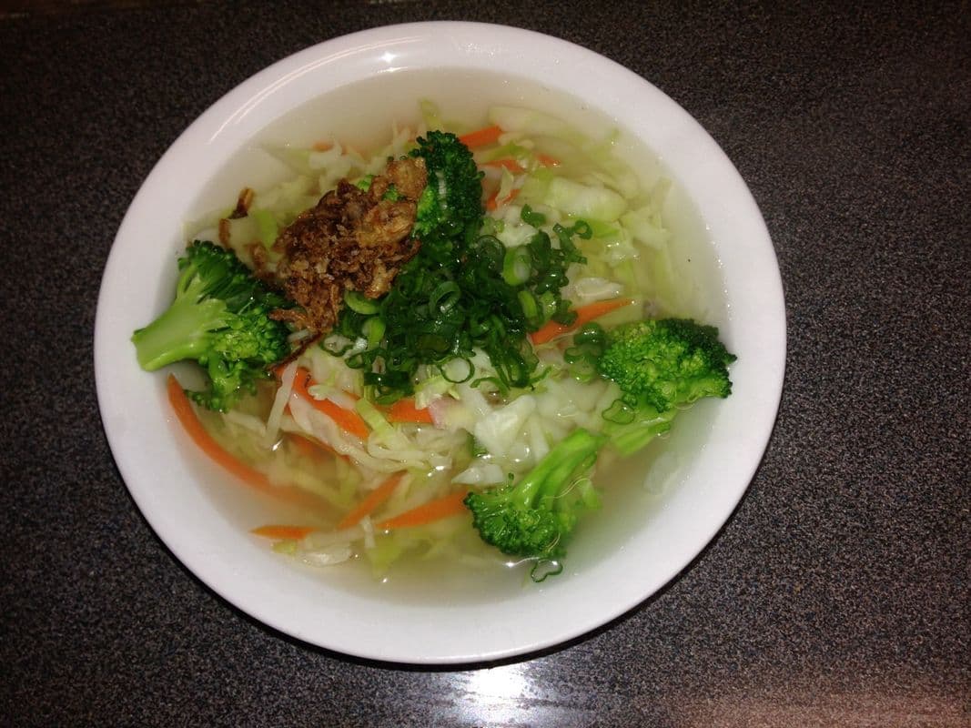 9V. Vegetable with Vegetable Soup - Soup Chay