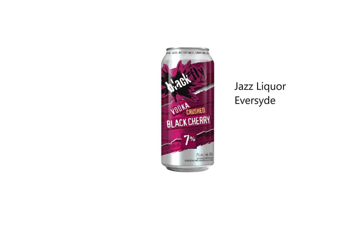 BLACK FLY VODKA CRUSHED BLACK CHERRY CAN (1 x 473ML)