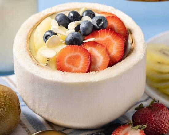 Assorted Fruits Coconut Pudding / 水果什锦椰子冻