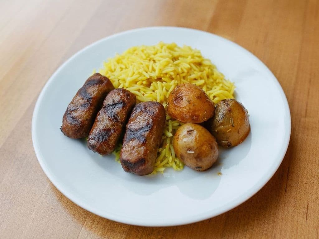 Donair Fingers Rice Plate-OO