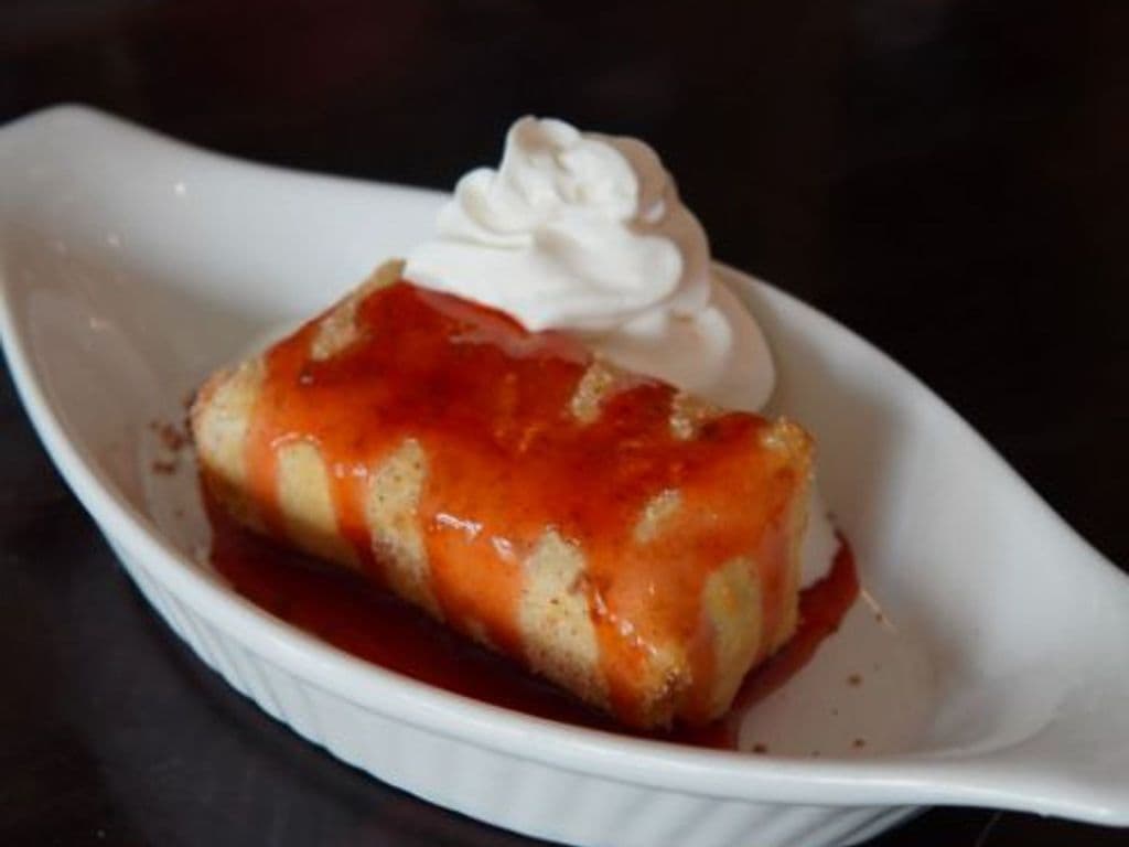 Deep-Fried Strawberry Cheesecake