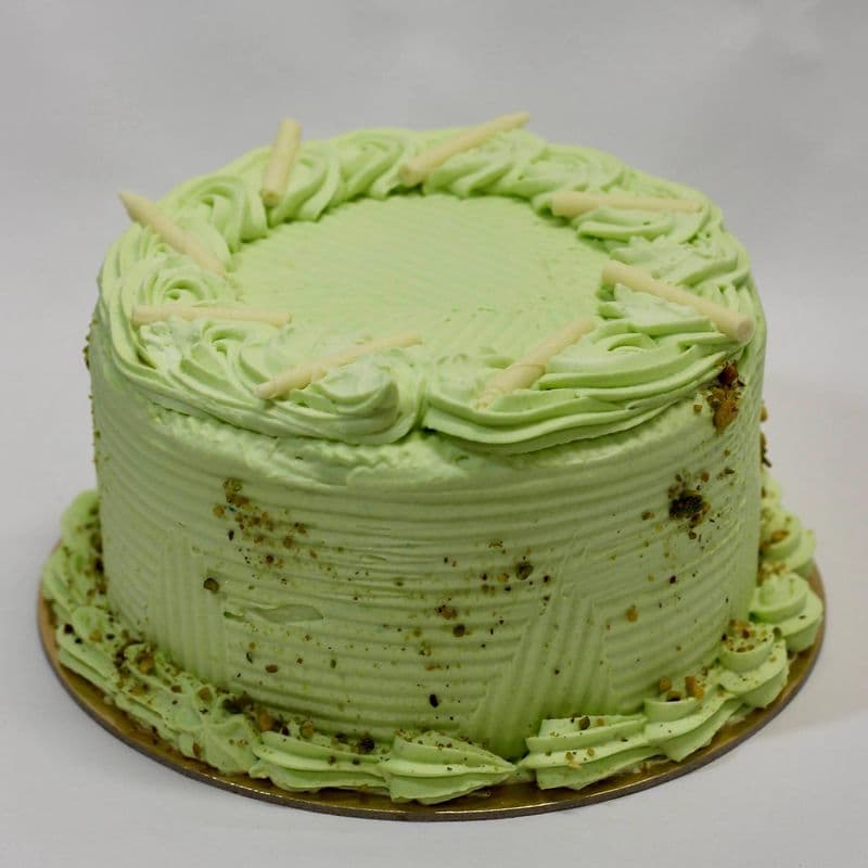 8" Chocolate Pistachio Truffle Cake