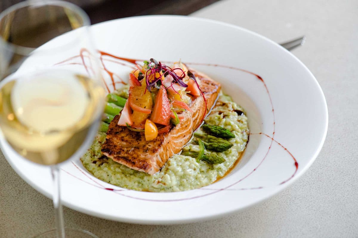 Fresh Salmon Risotto