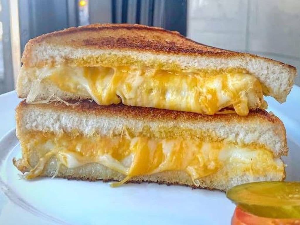 Triple Grilled Cheese Sandwich