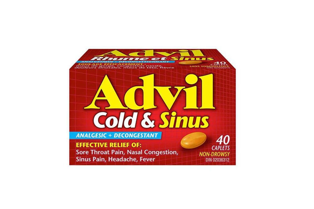 Advil Cold & Sinus 40 Caplets
