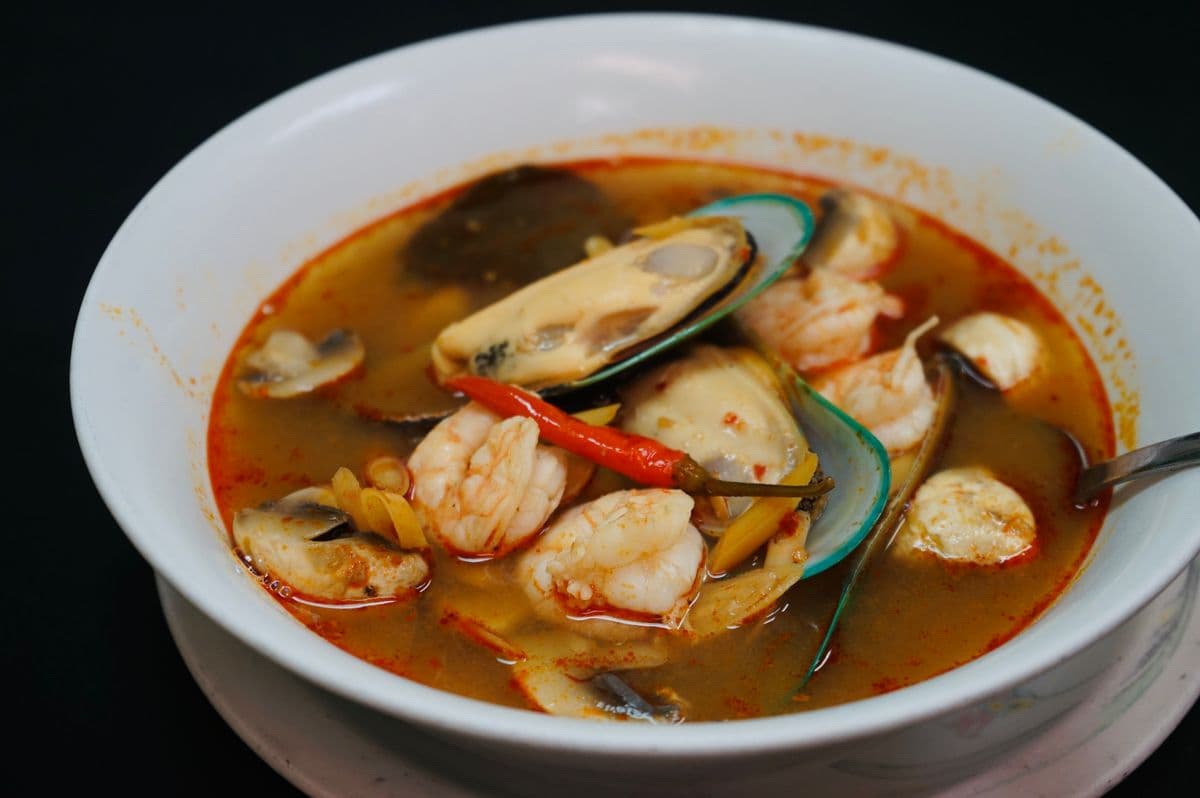 11. Tom Yum (Shrimp and Mussels)