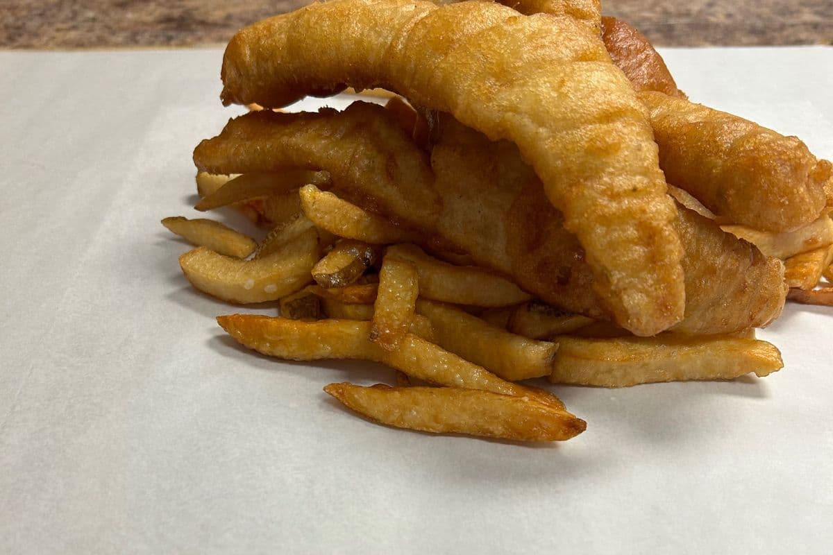 Alaskan Pollock and Chips.