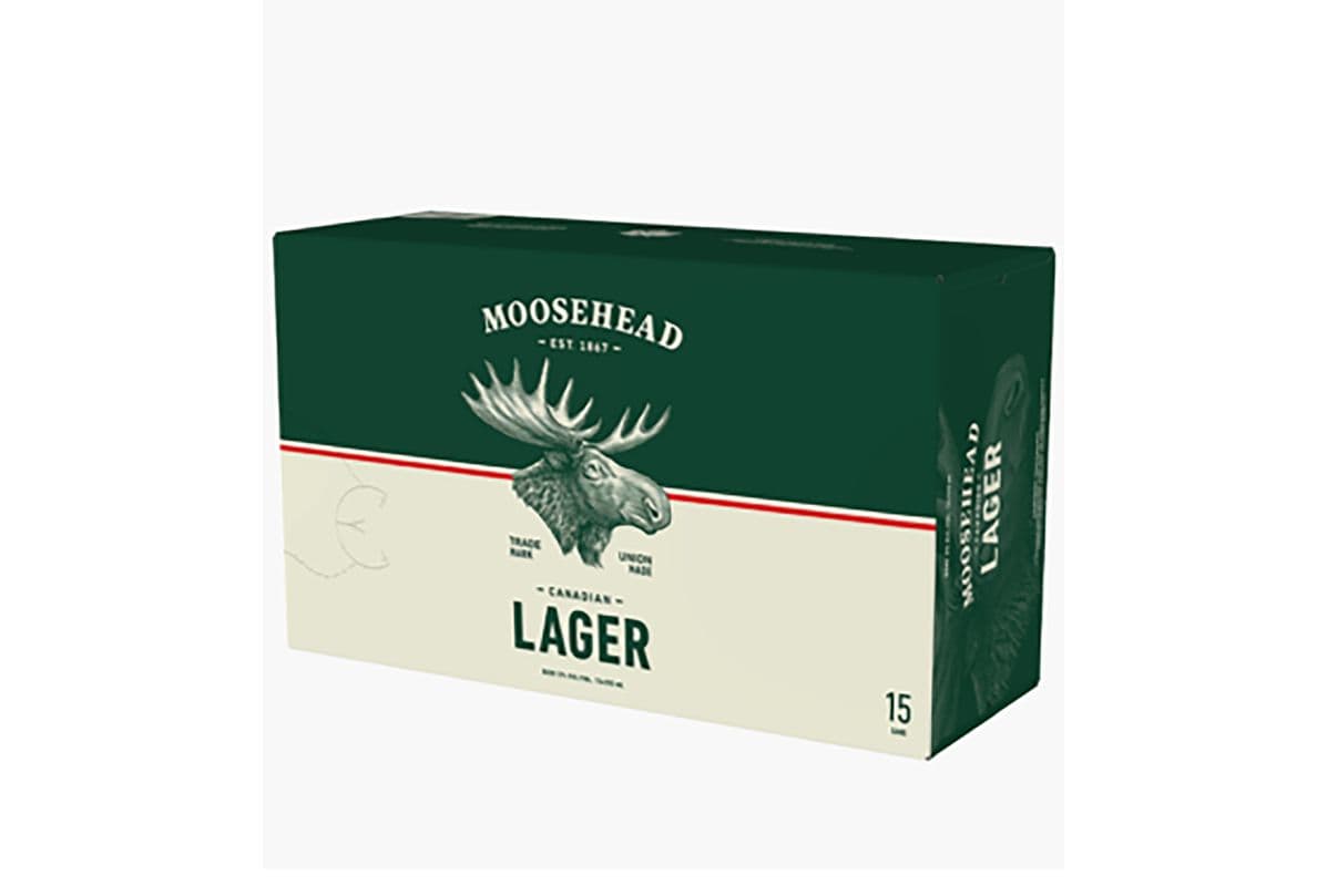 783473. Moosehead Lager (15 Cans) (1 x 355ML)