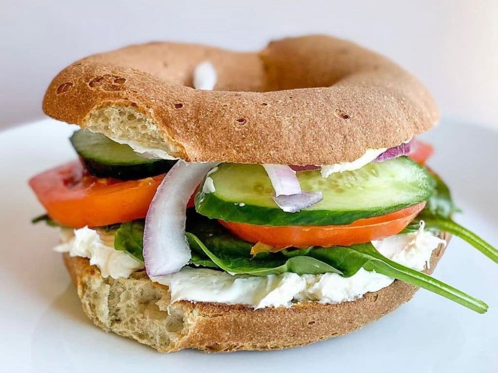 Cream Cheese Veggie Bagel