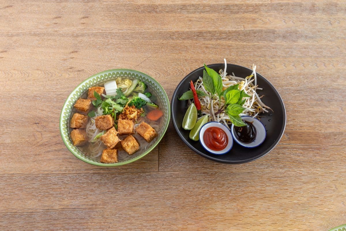 39. Tofu and Vegetables - Rice Noodle Soup