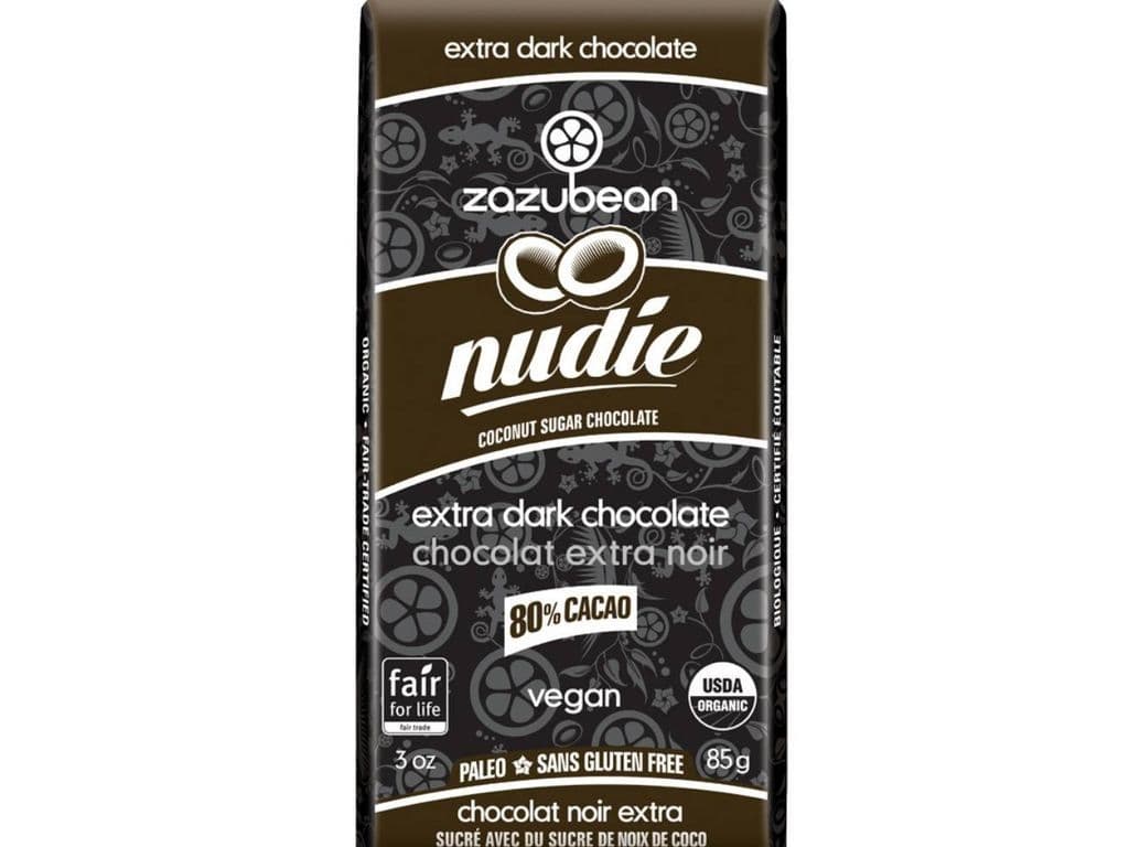 ZAZUBEAN VEGAN EXTRA DARK CHOCOLATE 80% 85G