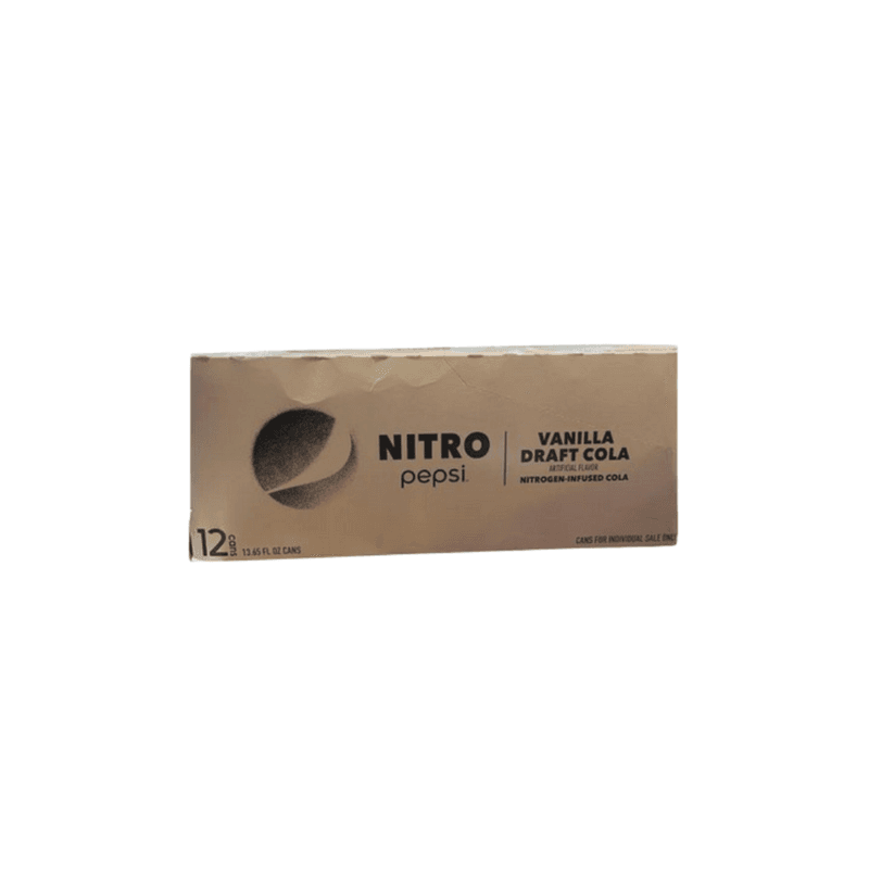 Pepsi Nitro Smooth Vanilla 12-Pack - USA (473ml)