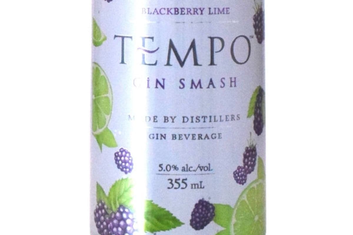 TEMPO GIN SMASH BLACKBERRY LIME 6X355ML (6 x 355NL)