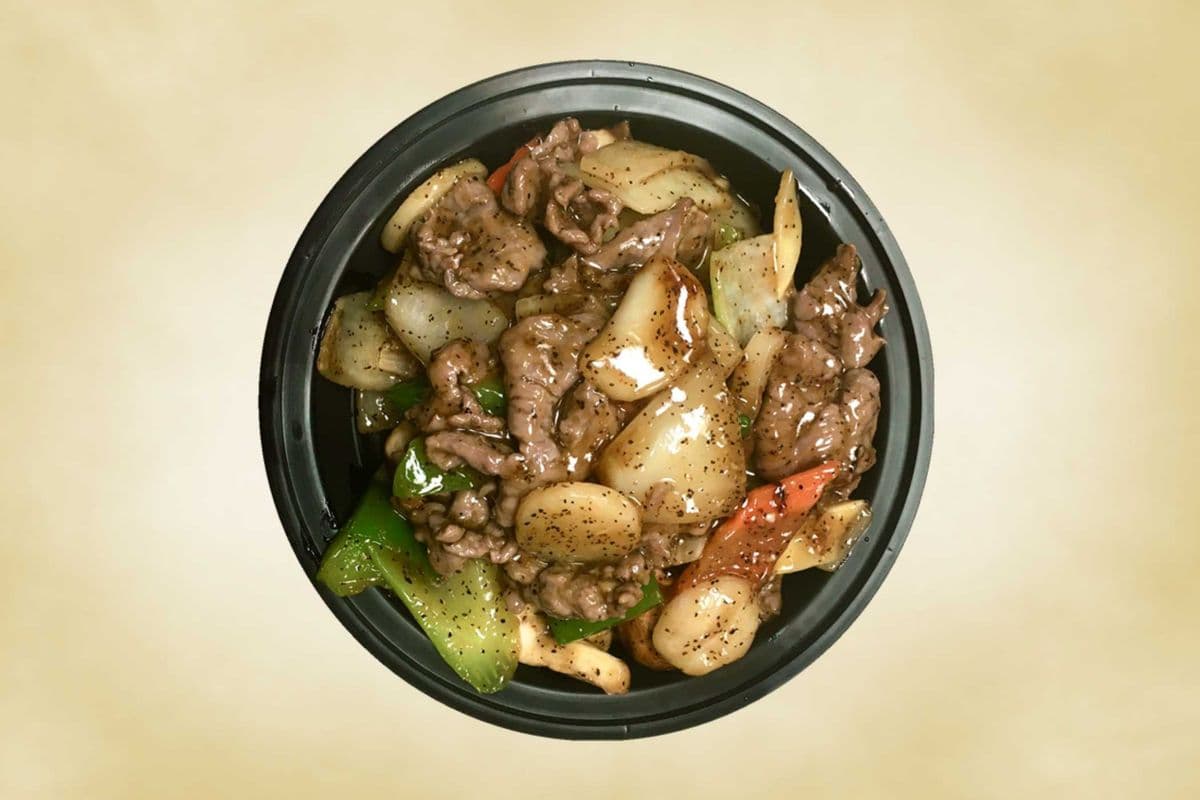 82A. Beef with Black Peppers Sauce