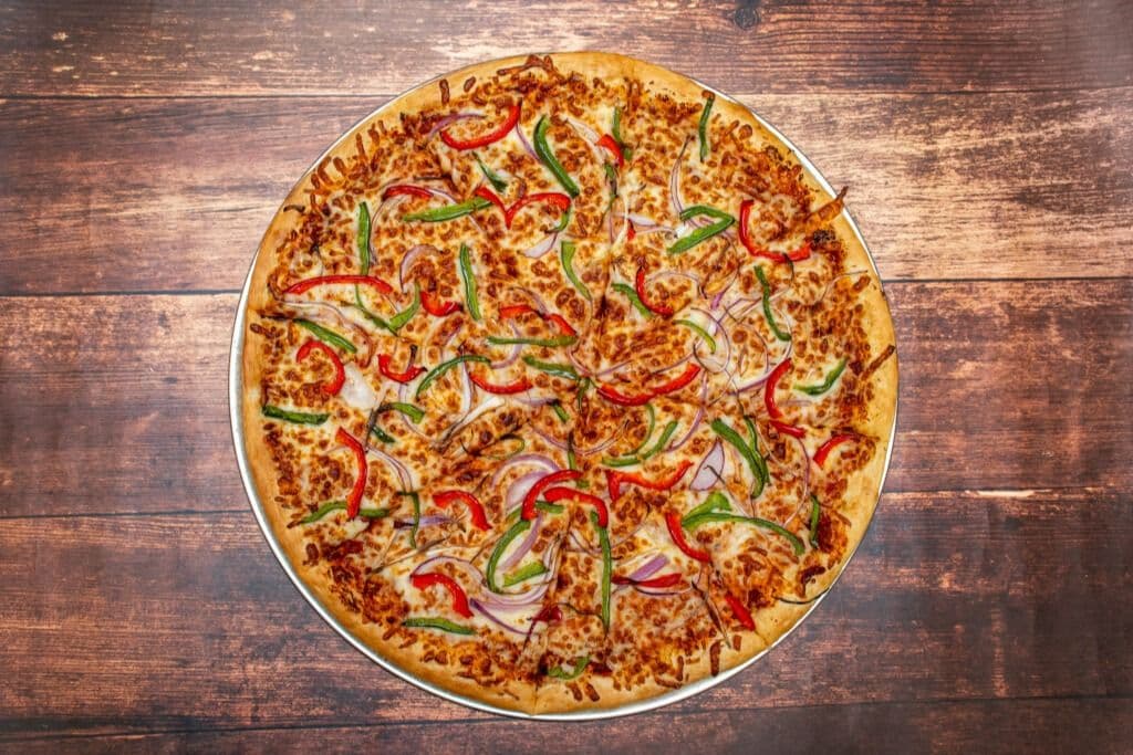 BOGO - TWO PIZZA DEAL: 2 LARGE Garden Veggie 14" Pizza with 6 toppings combined (14")