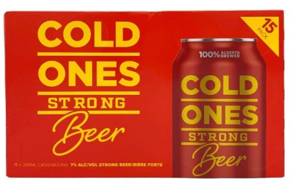 COLD ONES LAGER BEER STRONG 7% (15 PACK) (15 x 355ML CAN)