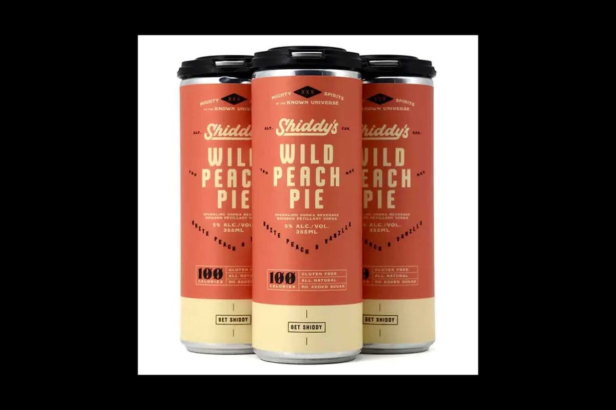 SHIDDY'S WILD PEACH PIE (4 x 355ML CANS) (4 x 355ML)