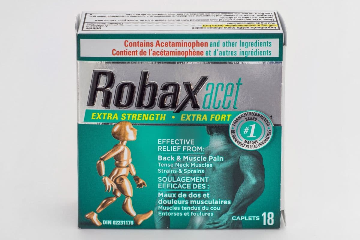 Robaxacet Extra Strength Caplets (18 caplets)