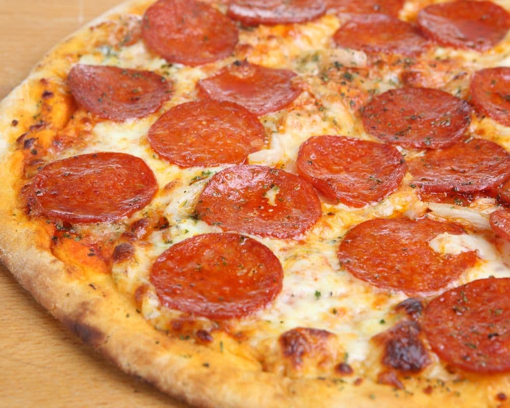 Almond Crust Pepperoni Keto Pizza