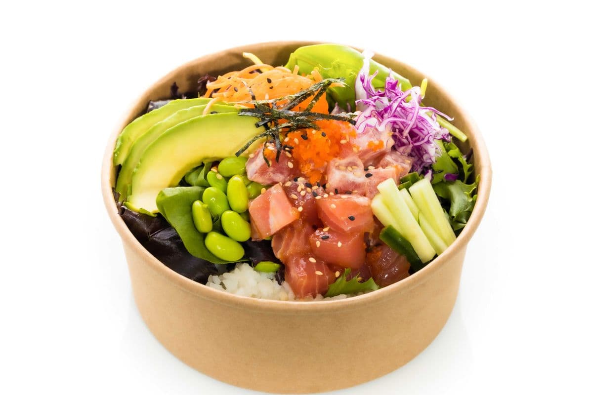 Poke bol thon / Tuna poke bowl