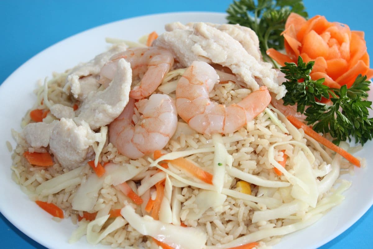 Chicken and Shrimp Fried Rice