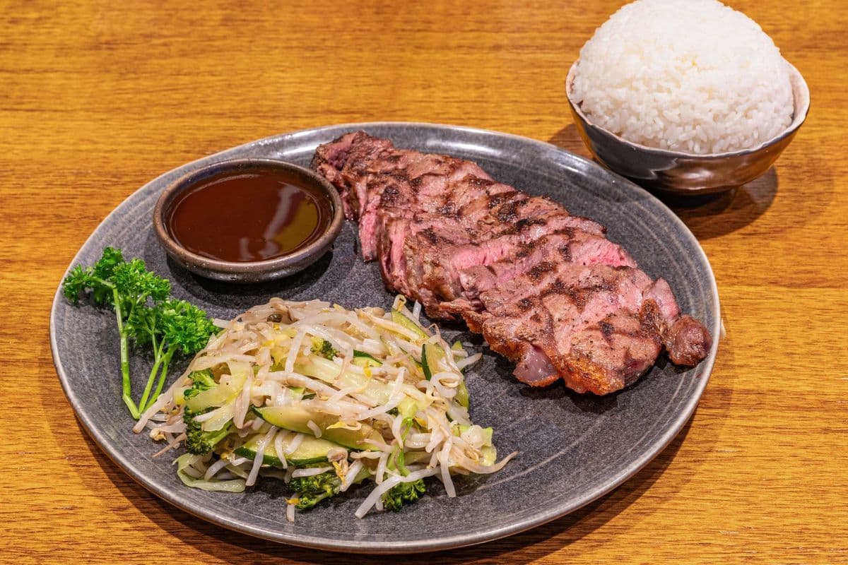 99. Steak Teriyaki Dinner