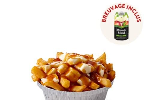 Bébé Poutine Bbq Avec Breuvage (ENF)/ Baby Poutine BBQ With Beverage