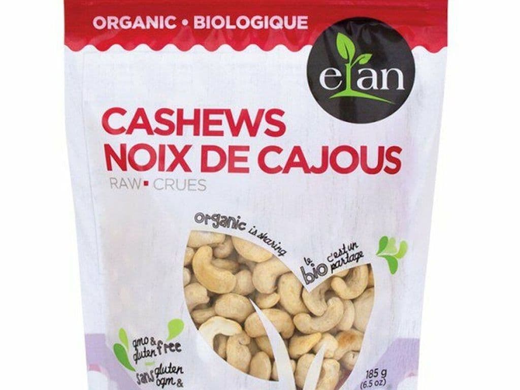 ELAN ORGANIC RAW CASHEW 185G
