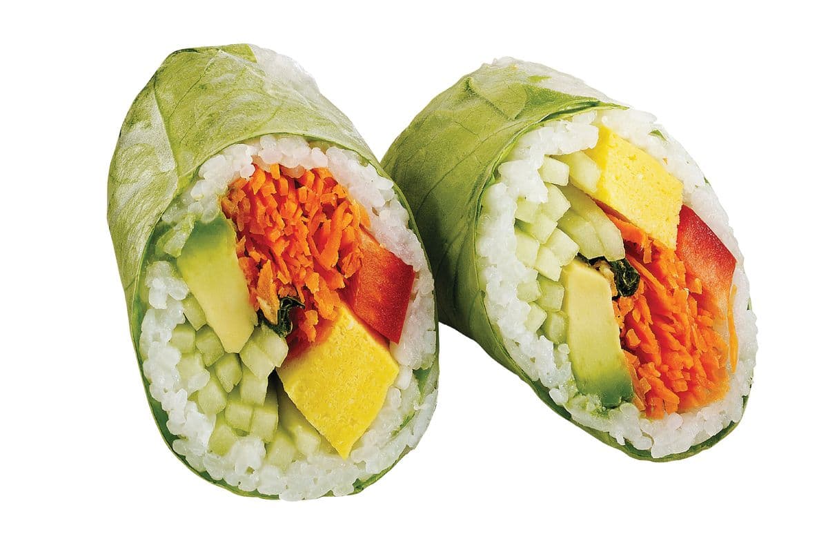 Maki de printemps aux végétarien (2 mcx) / Veggie Spring Maki (2 pcs)