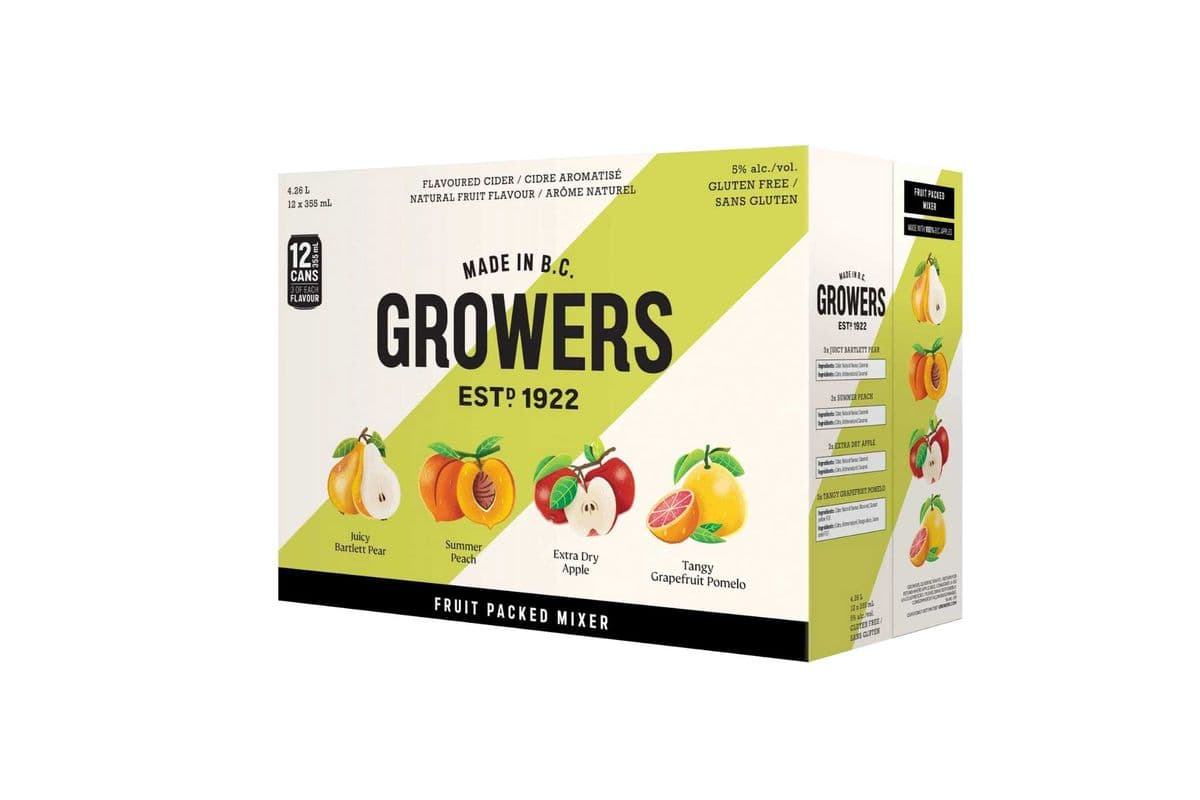 Growers Mixer Pack (12 x 355ml)