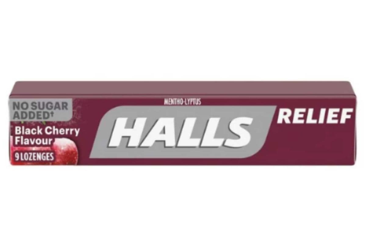 Halls - Black Cherry - No sugar