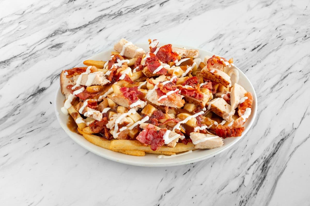 Chicken Bacon Ranch Poutine