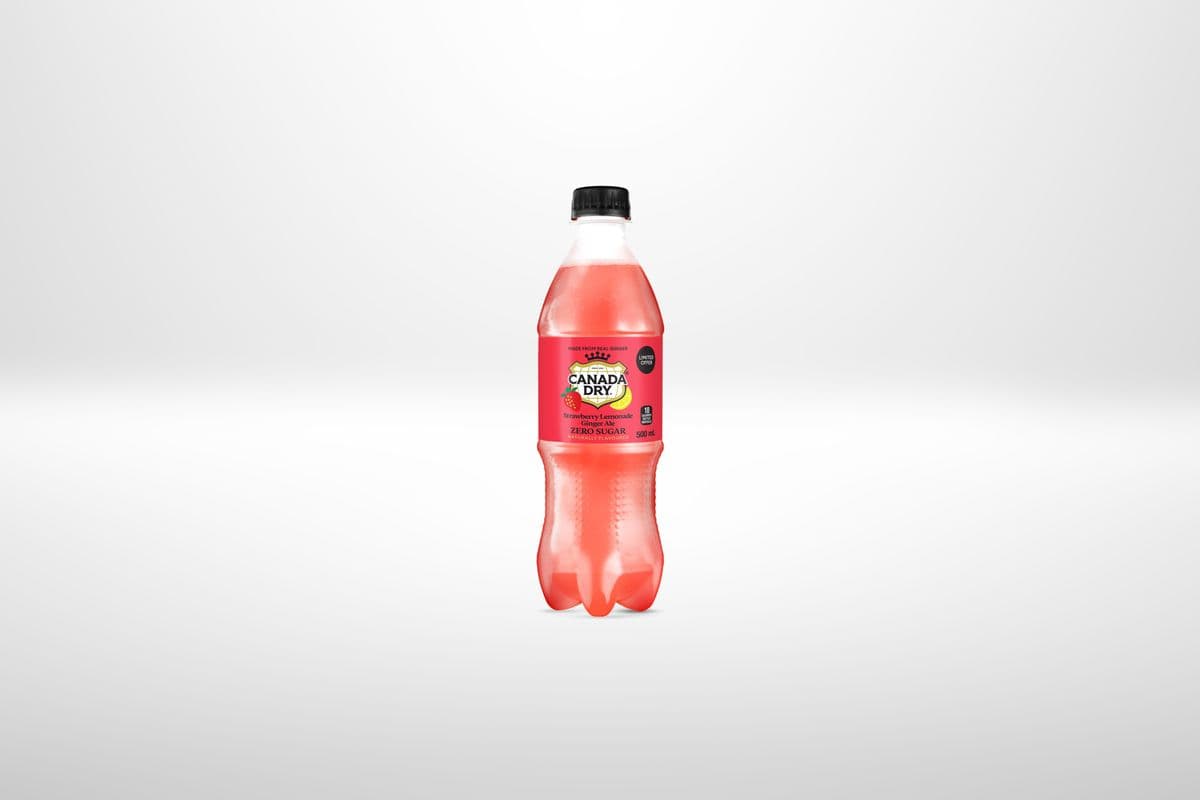 Canada Dry Zero Sugar Strawberry Lemonade (500 ml)