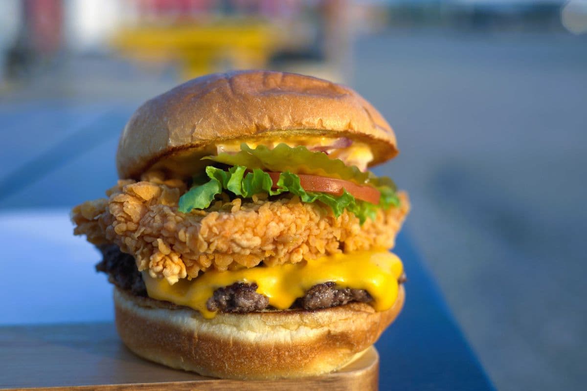 *NEW Chick N Beef Burger