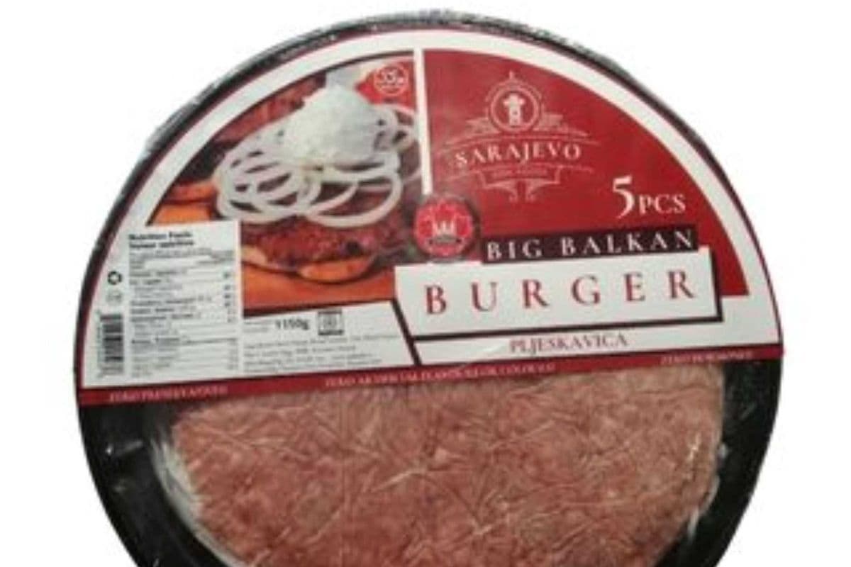 Frozen Big Balkan Burger - Pljeskavica