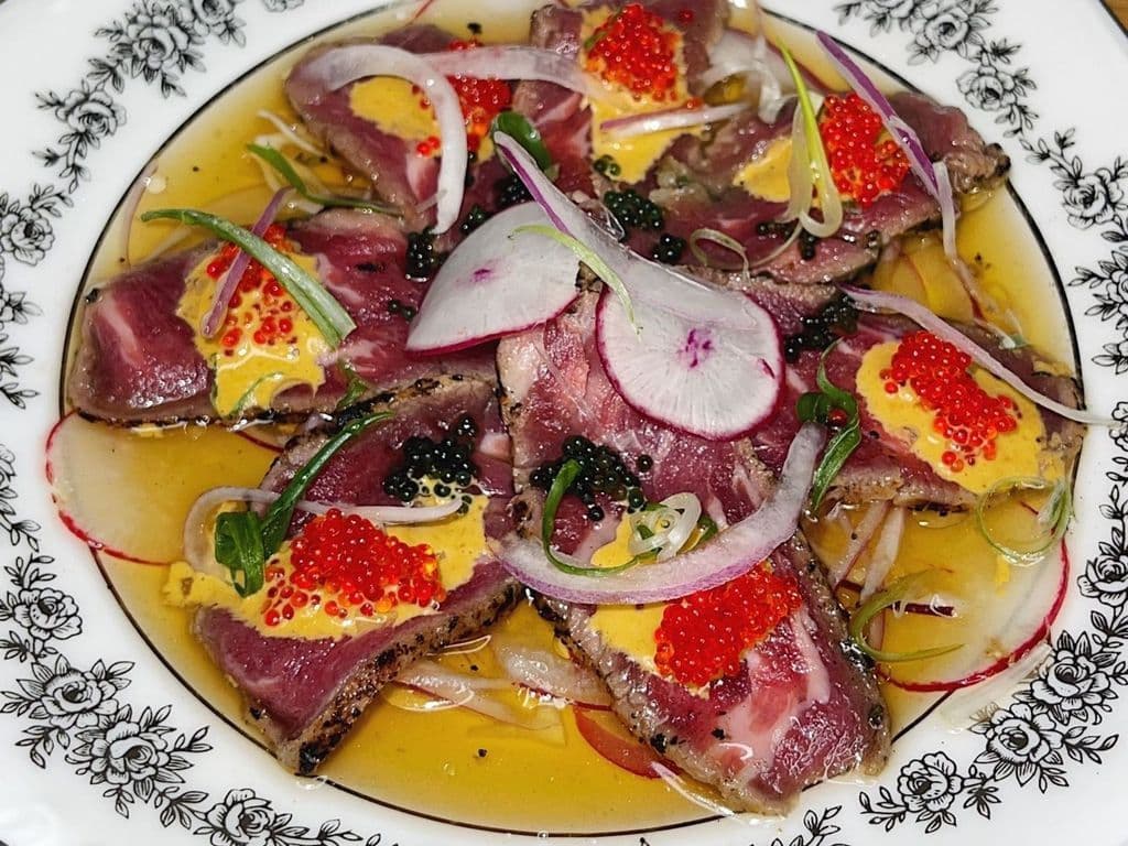 Beef Tataki in Ponzu