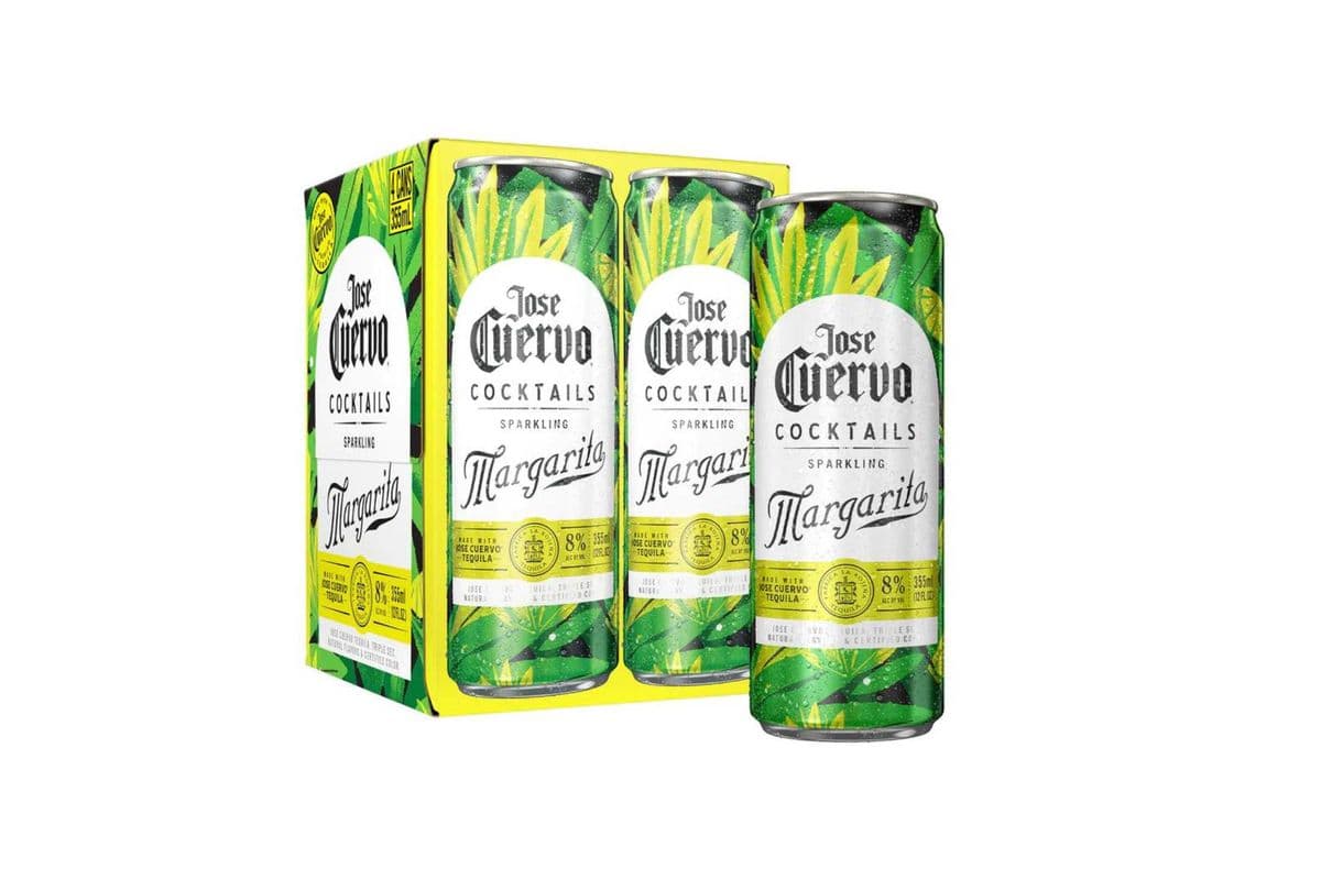Jose Cuervo Lime Margarita Cooler (4 Cans) (1 x 4x355ml)