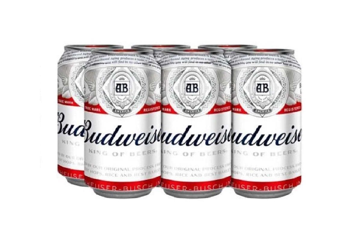 Budweiser (6 Pack Cans) (6 x 355 ml)