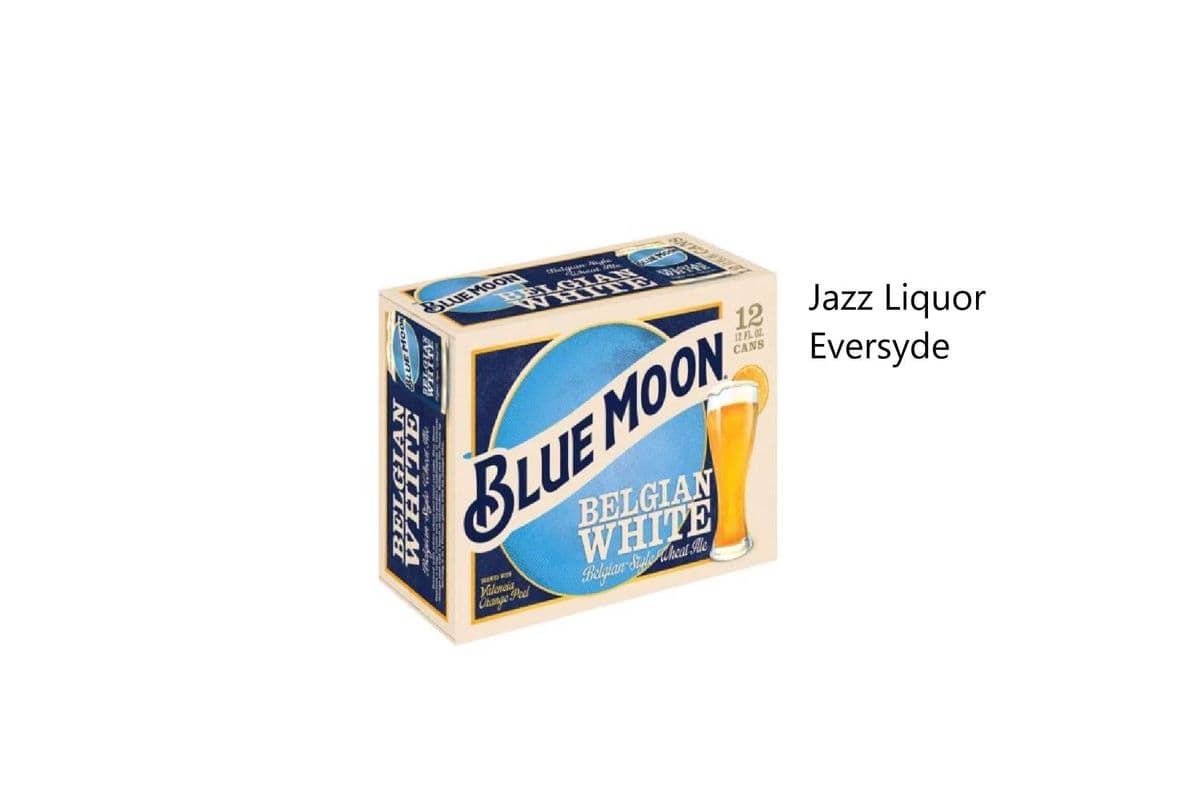 BLUE MOON BELGIAN WHITE CANS 12PKC (1 x 12×355ML)