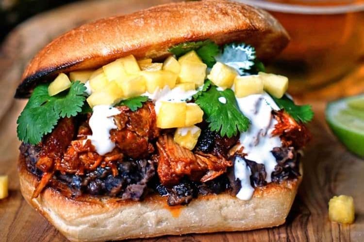 Al Pastor Pork Torta