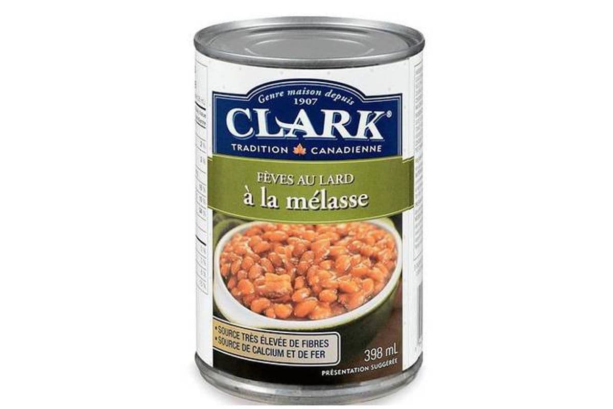 Clark - Fèves au Lard à la Mélasse / Baked Beans with Molasses (398 ml)